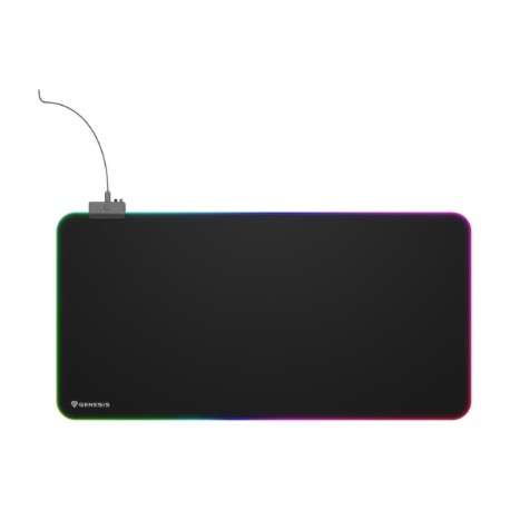 Genesis Mouse Pad | Boron 500 XXL RGB | Mouse pad | 400 x 800 x 4 mm | Black