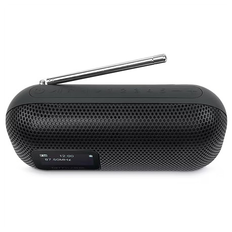 Muse | Speaker With FM Radio | M-750 FBT | 10 W | Waterproof | Bluetooth | Black | Portable | Wireless connection