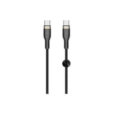 Fixed | Braided Cable USB-C/USB-C, 2m, 100W | FIXDB-CC2-BK