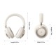 Anker Soundcore | Foldable Headphones | Space One Pro | Bluetooth | Over-ear | Microphone | Cream White | Wireless