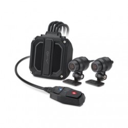 Mio | MiVue M820WD dual-lens motorcycle driving recorder | Receive five satellite GPS | Wi-Fi