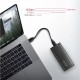 AXAGON External USB-C 3.2 Gen 2 metal box for M.2 NVMe & SATA SSD disks | EEM2-SB2