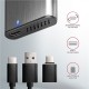AXAGON External USB-C 3.2 Gen 2 metal box for M.2 NVMe & SATA SSD disks | EEM2-SG2