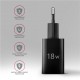 AXAGON Wallcharger 1x port USB-A, QC3.0/AFC/FCP/Apple, 18W | ACU-QC18