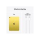 Apple iPad | 11 " | Yellow | Liquid Retina | 2360 x 1640 pixels | A16 | 128 GB | Wi-Fi | Bluetooth | 5.3 | iOS