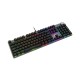 MSI FORGE GK320 RED US | Gaming keyboard | Wired | US | Mechanical RED Switches