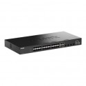 D-Link 20 Ports SFP + 4X GE/SFP Combo + 4 Ports 10G SFP+ Stackable Smart Switch | D-Link