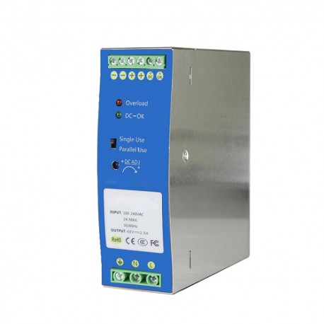 Maitinimo šaltinis 48V, 120W, DIN
