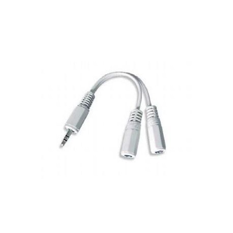 CABLE AUDIO SPLITTER 3.5MM/10CM WHITE CCA-415W GEMBIRD