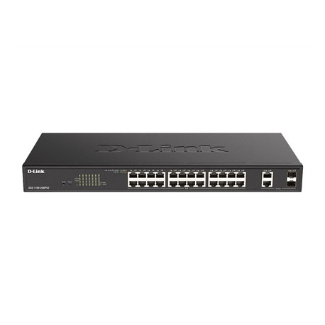 D-Link | DGS-1100 Series Gigabit Smart Managed Switches | DGS-1100-26MPV2 | Managed L2 | Desktop/Rackmountable