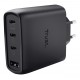 MOBILE CHARGER WALL MAXO 65W/4-PORT GAN BLACK 26067 TRUST
