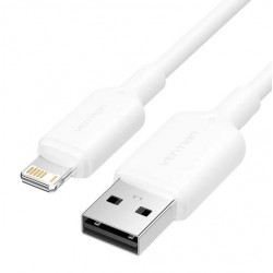 CABLE USB2.0 TO LIGHTNING/2M WHITE LAMWH VENTION