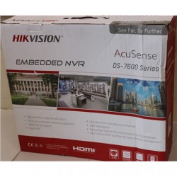 SALEOUT|Hikvision NVR DS-7608NXI-K2/8P, AcuSense, 8 channels, 8 PoE ports, 2 HDDs up to 10TB, VGA and HDMI exits, In 80 Mbps/Out