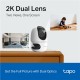TP-LINK Tapo C245D | Dual Lens Pan/Tilt Security Camera | Dome | 3 MP | 3.1mm/F1.6 | MicroSD Card up to 512 GB