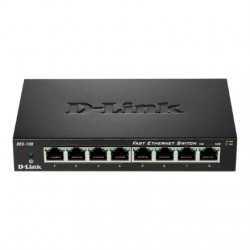 D-Link | Ethernet Switch | DES-108/E | Unmanaged | Desktop | 10/100 Mbps (RJ-45) ports quantity 8