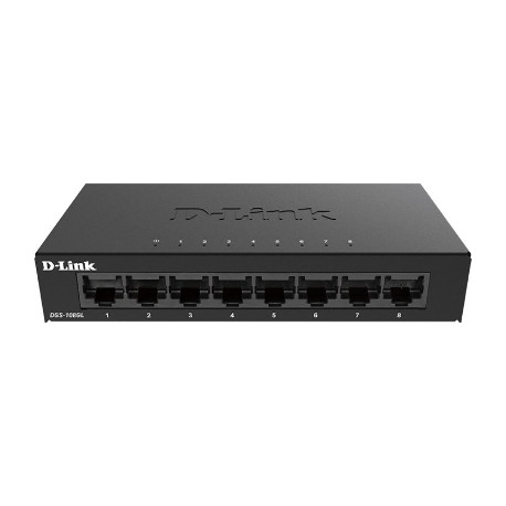 D-Link | Switch | DGS-108GL/E | Unmanaged | Desktop | Gigabit Ethernet (copper) ports quantity 8