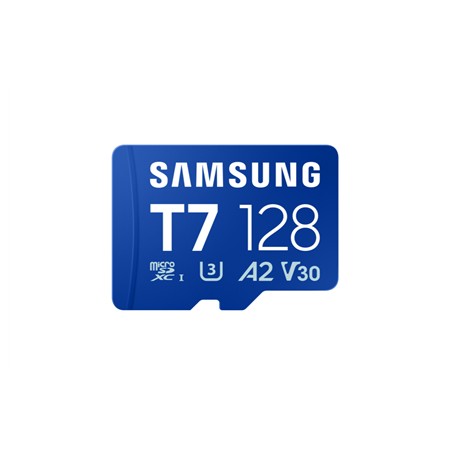 Samsung MicroSD card | T7 | 128 GB | microSDXC | Flash memory class U3, V30, A2
