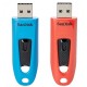 MEMORY DRIVE FLASH USB3 64GB/2PK SDCZ48-064G-G46BR2 SANDISK