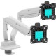 MONITOR ACC DESK MOUNT/13-32" BLK/WHT G160-BW ONKRON