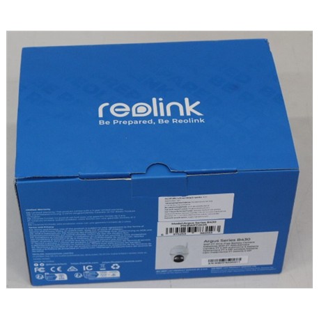 SALE OUT. Reolink Argus Series B430 Smart 5MP Pan & Tilt Wire-Free Camera, White | Reolink Smart Pan and Tilt Wire-Free Camera |