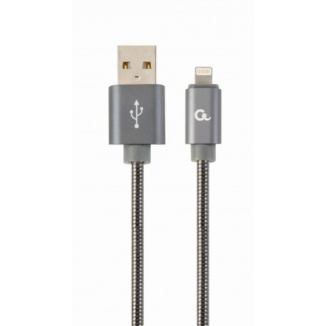 CABLE LIGHTNING TO USB2 1M/CC-USB2S-AMLM-1M-BG GEMBIRD