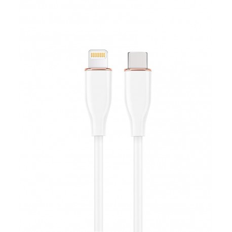 CABLE LIGHTNING TO USB-C 1.5M/CC-USB2S-CM8PM-1.5M-W GEMBIRD