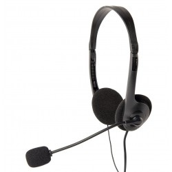 HEADSET STEREO/BLACK MHS-123 GEMBIRD