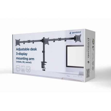 DISPLAY ACC MOUNTING ARM/17-27" MA-D3-01 GEMBIRD