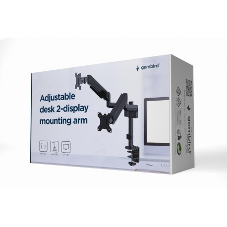 DISPLAY ACC MOUNTING ARM/17-32" MA-DA2P-01 GEMBIRD