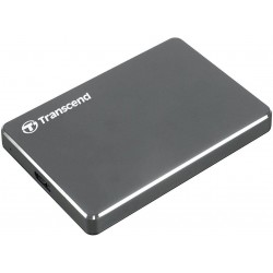 External HDD|TRANSCEND|StoreJet|1TB|USB 3.1|Colour Iron Grey|TS1TSJ25C3N