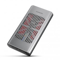 AXAGON USB-C 20Gbps Dual M.2 NVMe SSD CLONE MASTER Enclosure | EEM2-20GD