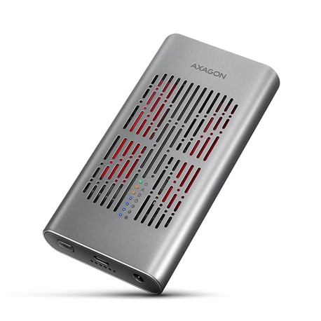 AXAGON USB-C 20Gbps Dual M.2 NVMe SSD CLONE MASTER Enclosure | EEM2-20GD
