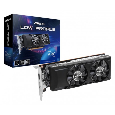 Graphics Card|ASROCK|Intel|Arc A310|2000 MHz|4 GB|GDDR6|64 bit|PCI Express x8 4.0|Active|A310LP4G