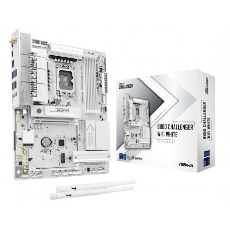 Mainboard|ASROCK|Intel B860|LGA 1851 (Socket V1)|ATX|RAM DDR5-SDRAM|4xSlots|Wi-Fi Yes|Bluetooth Yes|1xNumber of M.2 (M) slots|B8