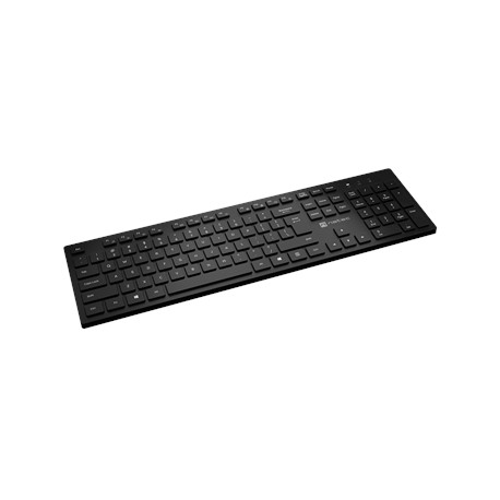 Natec Keyboard, Slim, US, Wiress, Black