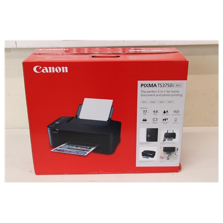 SALE OUT. Canon PIXMA TS3750I | Inkjet | Colour | Multicunction Printer | A4 | Wi-Fi | Black | DAMAGED PACKAGING