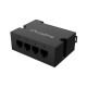 Lanberg Switch PoE Extender 1xIn 3xOut Fast Ethernet Din Rail at 30W metal clips | DIN-FE4-AT-30W