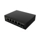 Lanberg Switch PoE 1xBT 3xAT SFP/ETH Din Unmanagment Fast Ethernet | ILFE-4P-1GE-1S-90