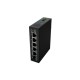Lanberg Switch PoE 1xBT 3xAT SFP/ETH Din Unmanagment Fast Ethernet | ILFE-4P-1GE-1S-90