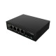 Lanberg Switch Light IndustrialPoE 1xBT 3xAT 2xSFP Din Unmanagment Gigabit Ethernet | ILGE-4P-2S-90 | Unmanaged