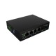 Lanberg Switch Light IndustrialPoE 1xBT 3xAT 2xSFP Din Unmanagment Gigabit Ethernet | ILGE-4P-2S-90 | Unmanaged
