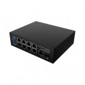 Lanberg Switch PoE 4xBT 4xAT SFP/ETH Din Unmanagment Fast Ethernet | ILFE-8P-1GE-1S-120 | Unmanaged | Din rail, Rack