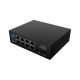 Lanberg Switch PoE 4xBT 4xAT 4xSFP Din Unmanagment Gigabit Ethernet | ILGE-8P-2S-120 | Unmanaged | Din rail
