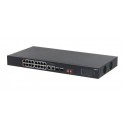 Switch|DAHUA|S3218-16ET-135|Switch type Unmanaged|Switch layer L2|Rack mounting Yes|Stackable Yes|Form factor 1U|16xRJ-45 ports|