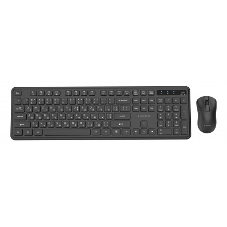 KEYBOARD +MOUSE WRL CYRILLIC/BK KBS-WPS-01-CYRL GEMBIRD