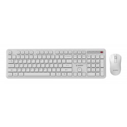 KEYBOARD +MOUSE WRL ENG/WH KBS-WPS-01-W GEMBIRD