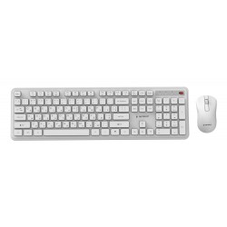 KEYBOARD +MOUSE WRL CYRILLIC/WH KBS-WPS-01-W-CYRL GEMBIRD