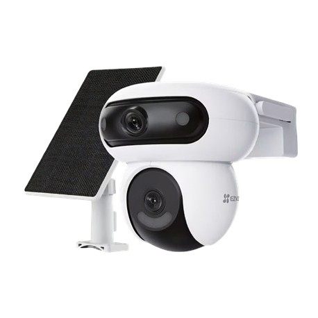 EZVIZ Battery-Powered Dual Camera Kit with Solar Panel | CS-HB90/SP | 4+4 MP | 2.8mm/6mm | IP65 | H.264/H.265 | Micro SD, Max. 5
