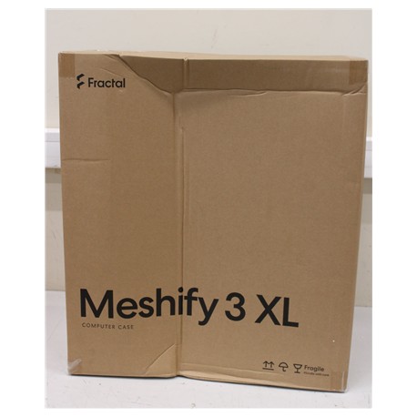 SALE OUT. Fractal Design Meshify 3 XL Black RGB TG Light Tint | SALE OUT. SALE OUT. Fractal Design Meshify 3 XL | Black RGB TG L