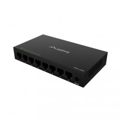 Lanberg Switch 8x1GB/s Unmanagment Gigabit Ethernet Desktop 12V metal case | DSM1-1008